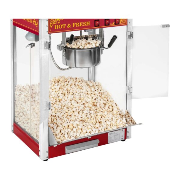Stroj na popcorn 1600W (červený retro dizajn) - Image 4