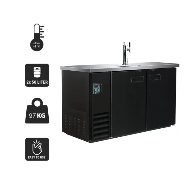 Chladič na pivo s kohútikom - na 2 x 50 litrové sudy - Image 3