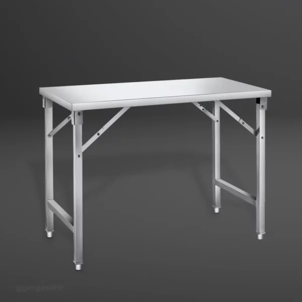 Nerezový pracovný stôl - rozkladací - 1200x600mm - Image 6