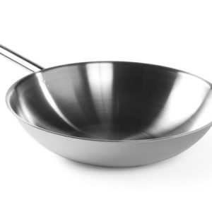 Panvica Wok 3-vrstvová – bez pokrievky, HENDI, ø360x(H)90mm