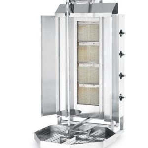 Plynový ražeň na kebab Profi Line, HENDI, Profi Line, 13kW, 735x745x(H)1110mm