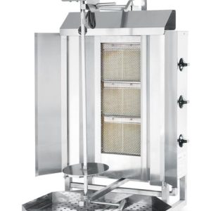 Plynový ražeň na kebab Profi Line, HENDI, Profi Line, 9,75kW, 470x550x(H)960mm