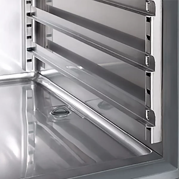 Chladiaci stôl na pizzu PREMIUM PLUS - 2305x800mm - s 3 dvierkami - vrátane chladiacej vitríny - 10x GN 1/3 - Image 5