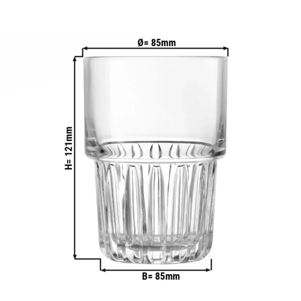 (12 kusov) pohár na long drink - EVEREST - 414 ml - priehľadný - Image 2