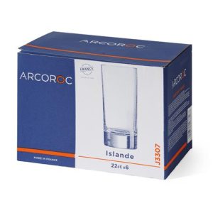 Vysoký pohár Islande, Arcoroc, 360 ml, 0,36L, 6 ks, ø64x(H)170mm