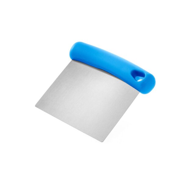 Škrabka na cesto - nerezová čepeľ flexibilná - 100mm - plastová rukoväť - Image 3